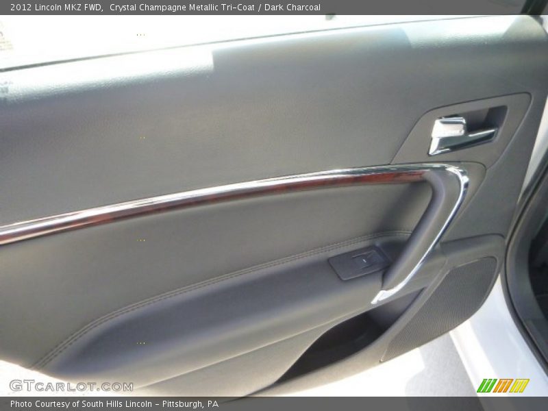 Crystal Champagne Metallic Tri-Coat / Dark Charcoal 2012 Lincoln MKZ FWD