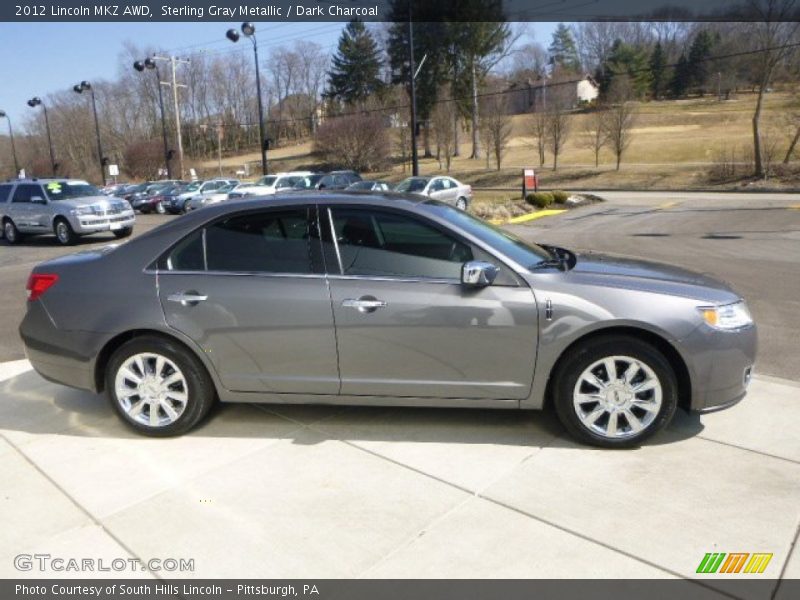 Sterling Gray Metallic / Dark Charcoal 2012 Lincoln MKZ AWD