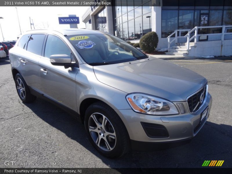 Seashell Metallic / Sandstone Beige 2011 Volvo XC60 T6 AWD