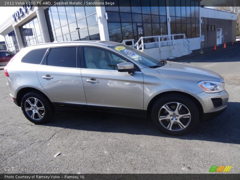 Seashell Metallic / Sandstone Beige 2011 Volvo XC60 T6 AWD