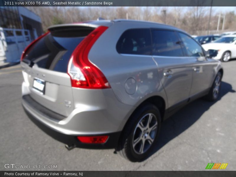 Seashell Metallic / Sandstone Beige 2011 Volvo XC60 T6 AWD