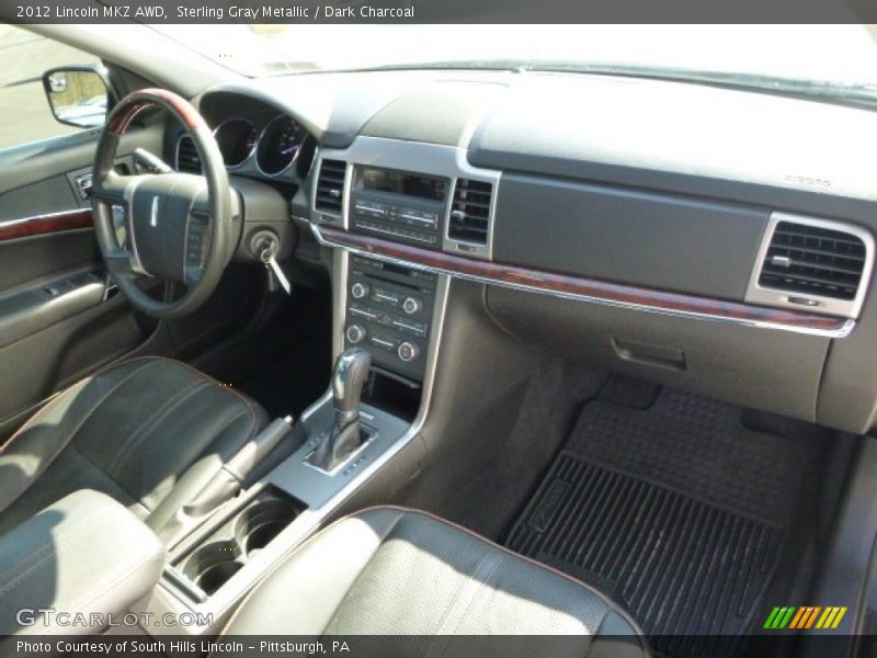 Sterling Gray Metallic / Dark Charcoal 2012 Lincoln MKZ AWD