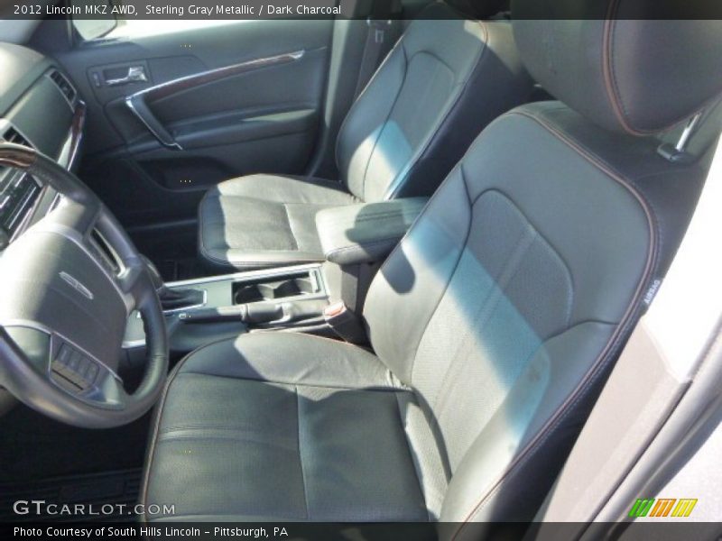 Sterling Gray Metallic / Dark Charcoal 2012 Lincoln MKZ AWD