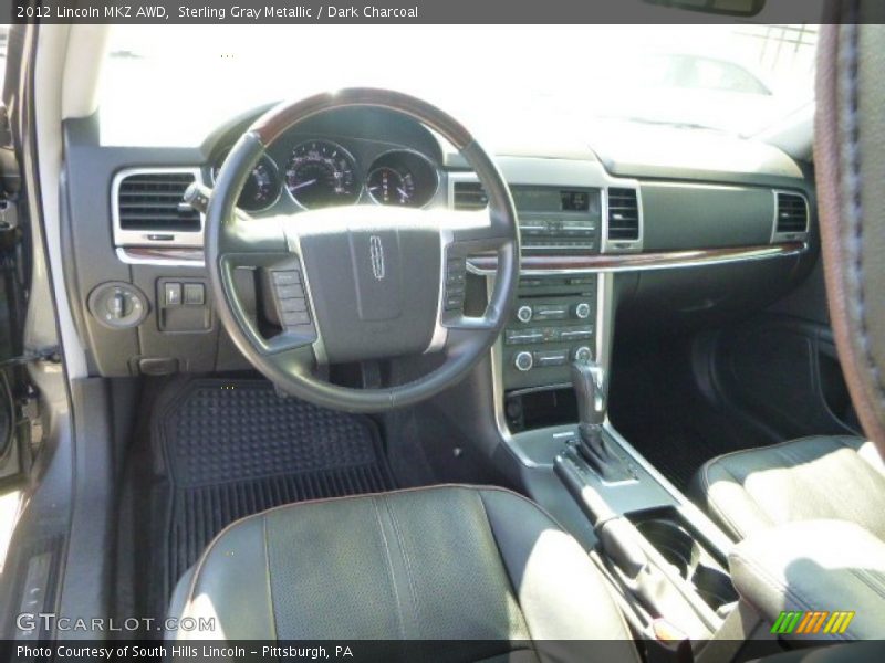 Sterling Gray Metallic / Dark Charcoal 2012 Lincoln MKZ AWD