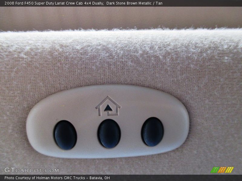 Dark Stone Brown Metallic / Tan 2008 Ford F450 Super Duty Lariat Crew Cab 4x4 Dually