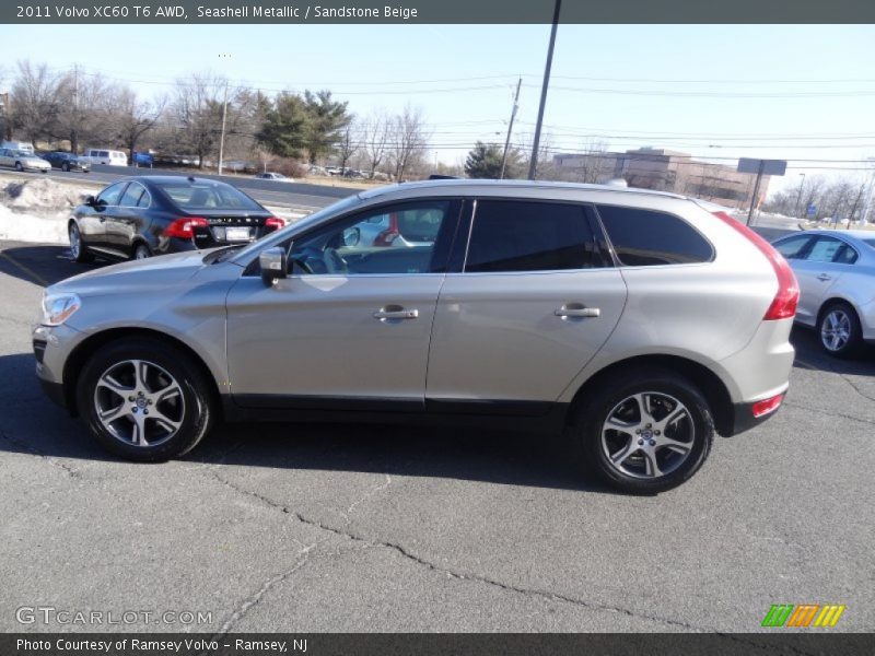 Seashell Metallic / Sandstone Beige 2011 Volvo XC60 T6 AWD