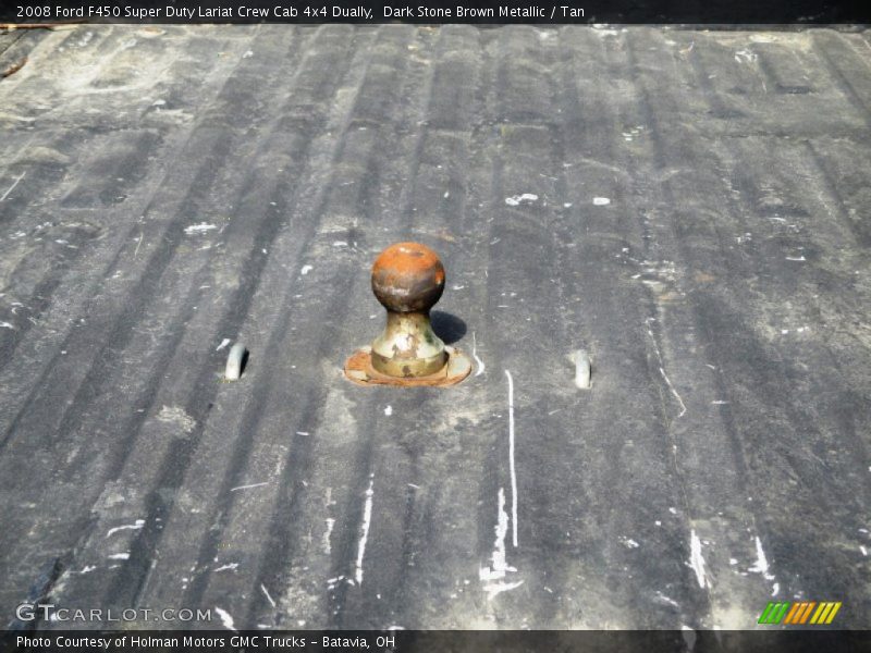 Dark Stone Brown Metallic / Tan 2008 Ford F450 Super Duty Lariat Crew Cab 4x4 Dually