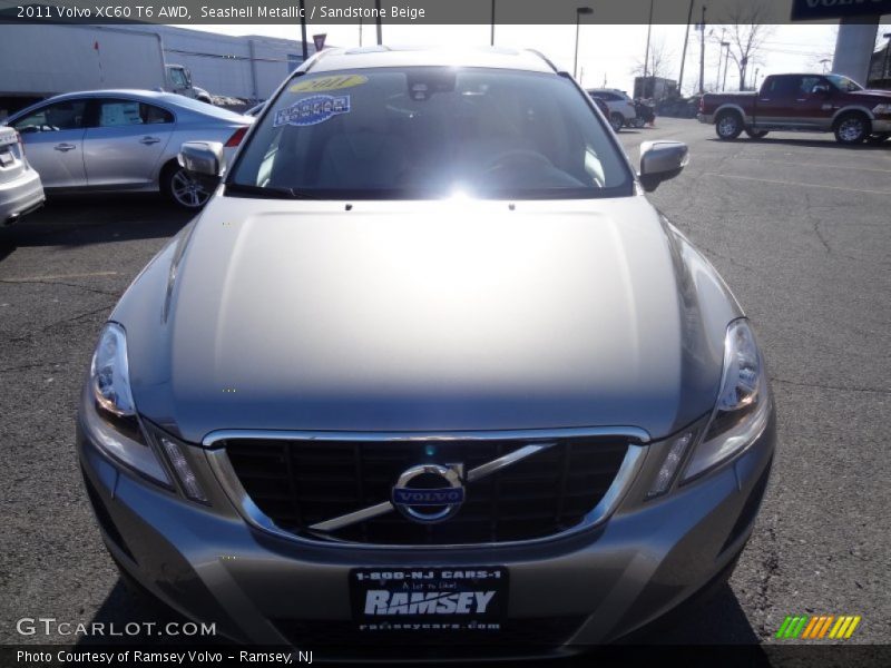 Seashell Metallic / Sandstone Beige 2011 Volvo XC60 T6 AWD
