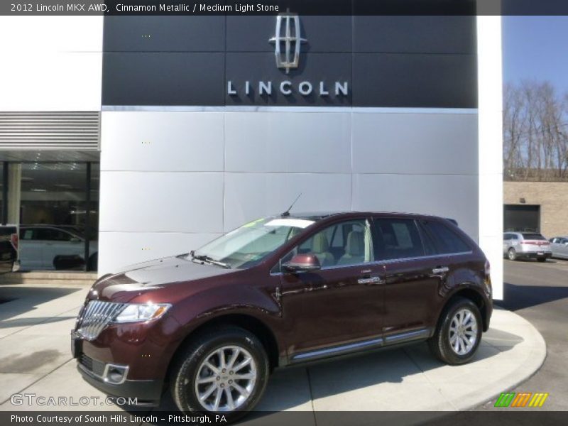 Cinnamon Metallic / Medium Light Stone 2012 Lincoln MKX AWD