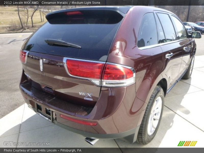 Cinnamon Metallic / Medium Light Stone 2012 Lincoln MKX AWD
