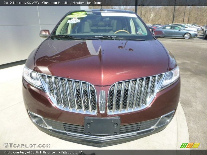 Cinnamon Metallic / Medium Light Stone 2012 Lincoln MKX AWD