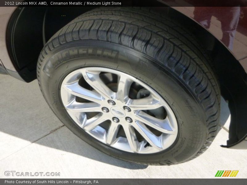 Cinnamon Metallic / Medium Light Stone 2012 Lincoln MKX AWD