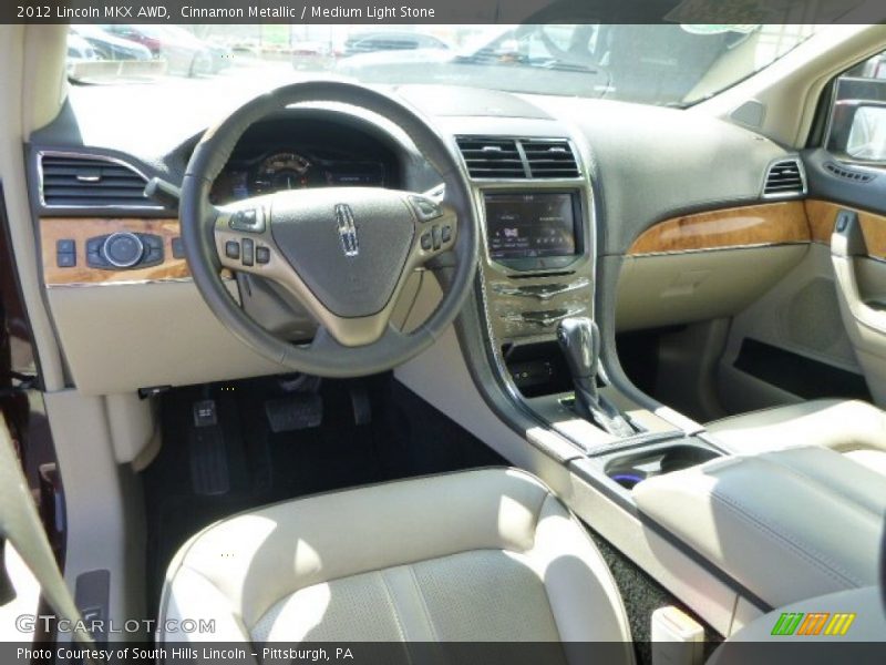 Cinnamon Metallic / Medium Light Stone 2012 Lincoln MKX AWD