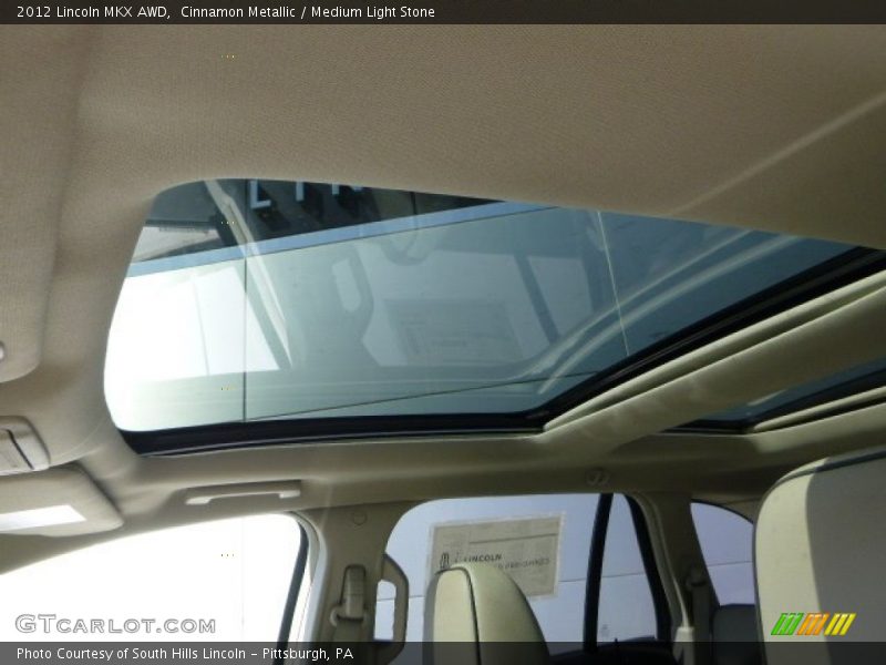 Cinnamon Metallic / Medium Light Stone 2012 Lincoln MKX AWD