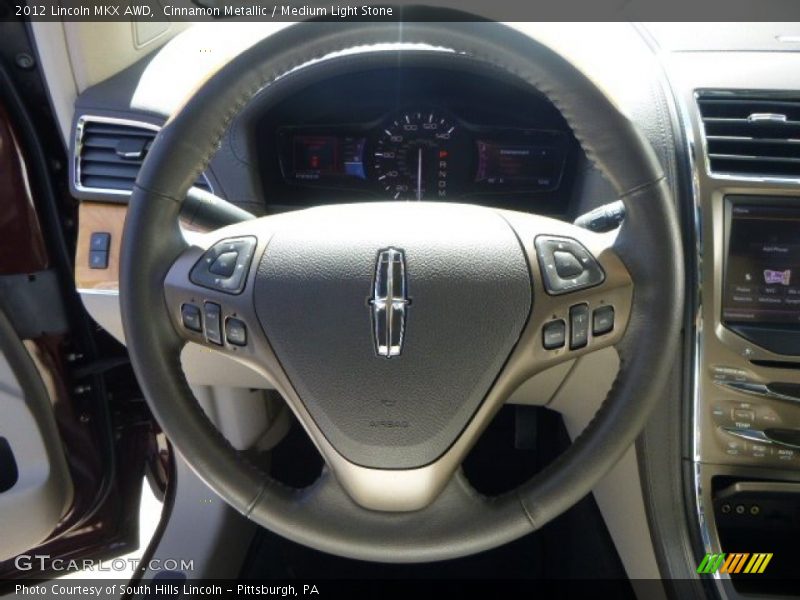 Cinnamon Metallic / Medium Light Stone 2012 Lincoln MKX AWD