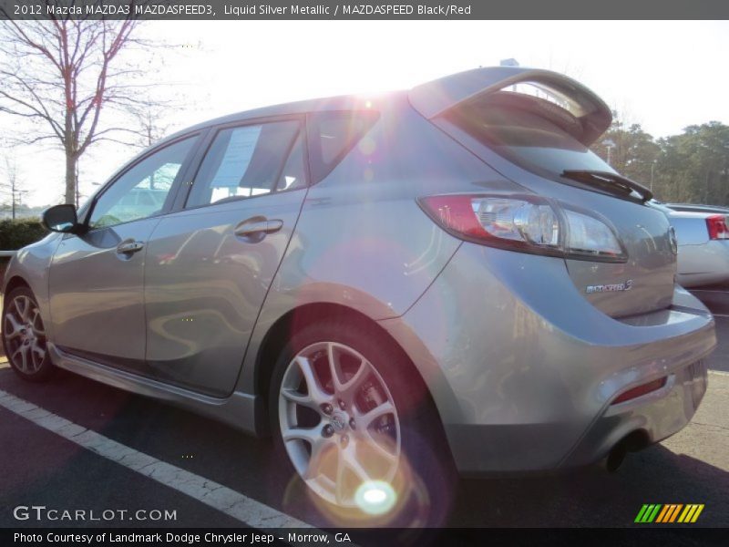Liquid Silver Metallic / MAZDASPEED Black/Red 2012 Mazda MAZDA3 MAZDASPEED3