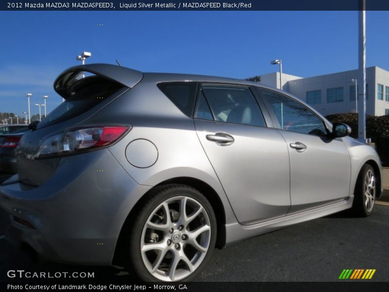 Liquid Silver Metallic / MAZDASPEED Black/Red 2012 Mazda MAZDA3 MAZDASPEED3