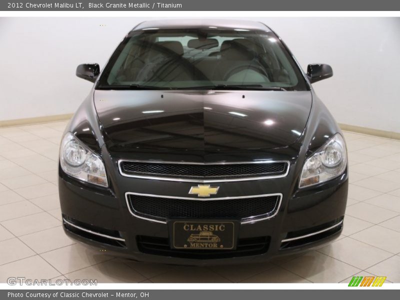 Black Granite Metallic / Titanium 2012 Chevrolet Malibu LT