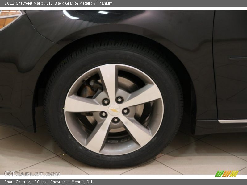 Black Granite Metallic / Titanium 2012 Chevrolet Malibu LT