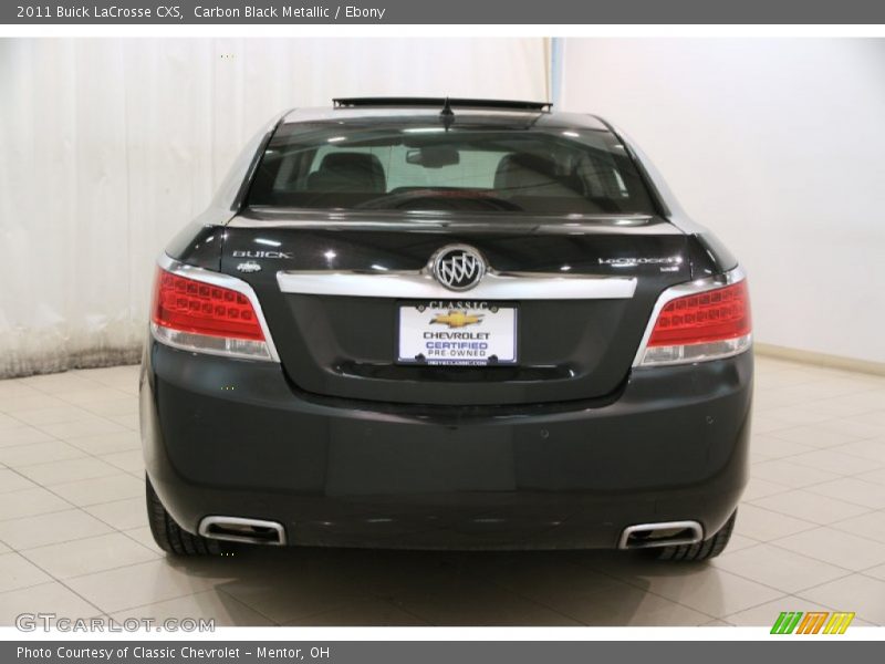 Carbon Black Metallic / Ebony 2011 Buick LaCrosse CXS