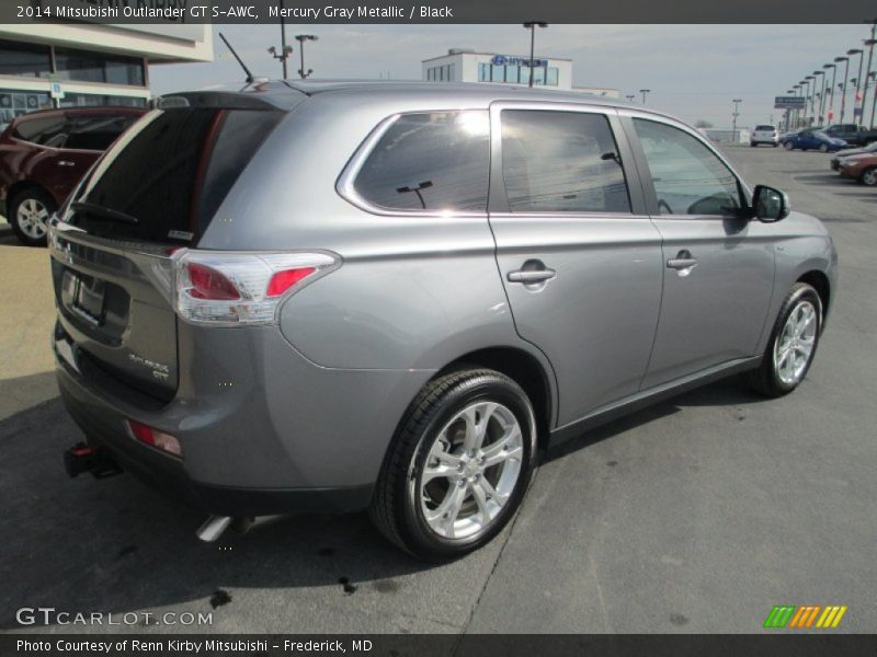 Mercury Gray Metallic / Black 2014 Mitsubishi Outlander GT S-AWC