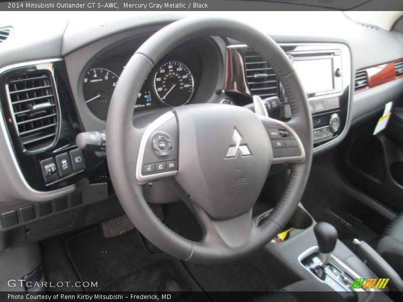Mercury Gray Metallic / Black 2014 Mitsubishi Outlander GT S-AWC