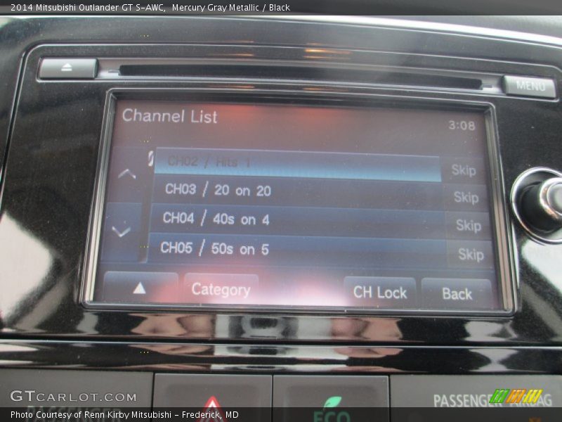 Mercury Gray Metallic / Black 2014 Mitsubishi Outlander GT S-AWC