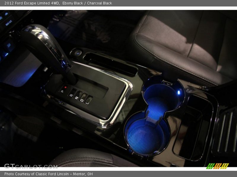 Ebony Black / Charcoal Black 2012 Ford Escape Limited 4WD