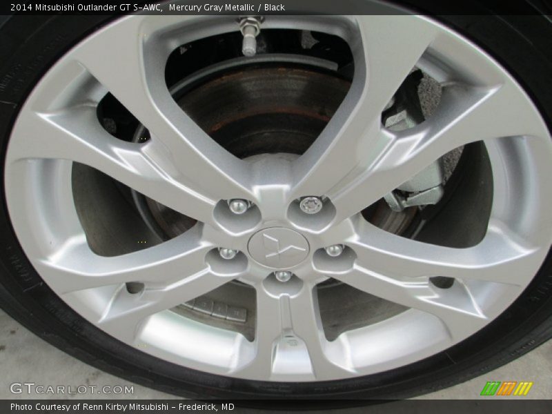 Mercury Gray Metallic / Black 2014 Mitsubishi Outlander GT S-AWC