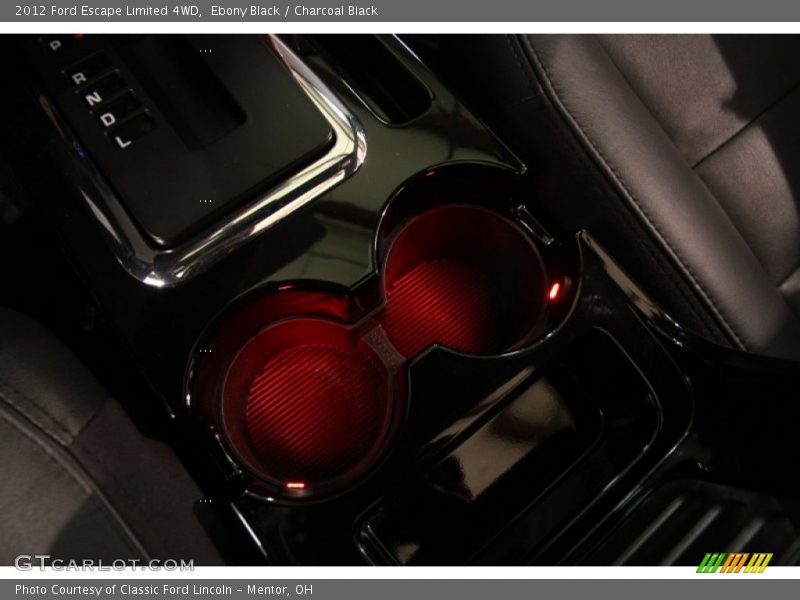 Ebony Black / Charcoal Black 2012 Ford Escape Limited 4WD