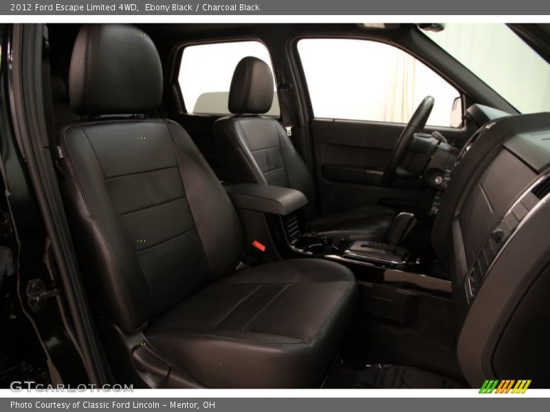 Ebony Black / Charcoal Black 2012 Ford Escape Limited 4WD