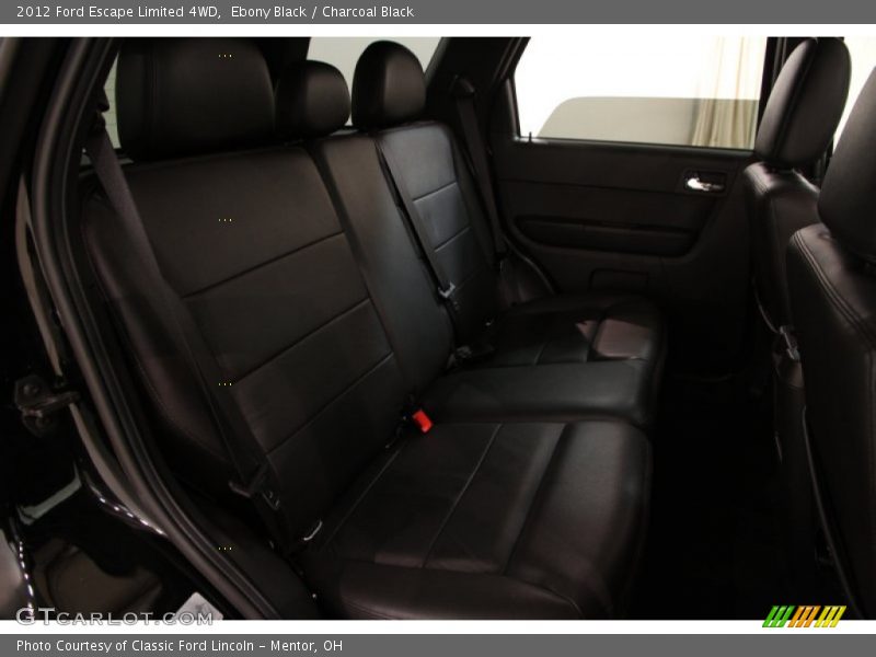 Ebony Black / Charcoal Black 2012 Ford Escape Limited 4WD