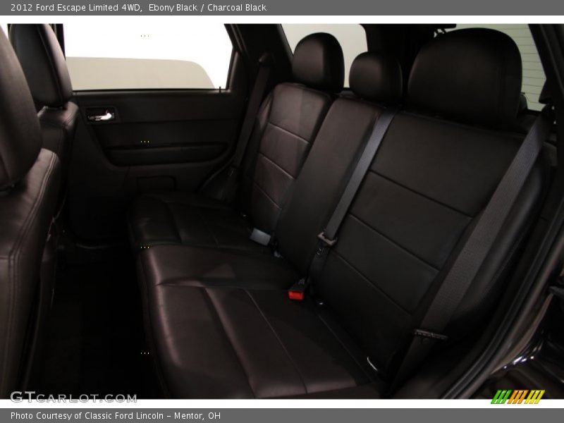 Ebony Black / Charcoal Black 2012 Ford Escape Limited 4WD