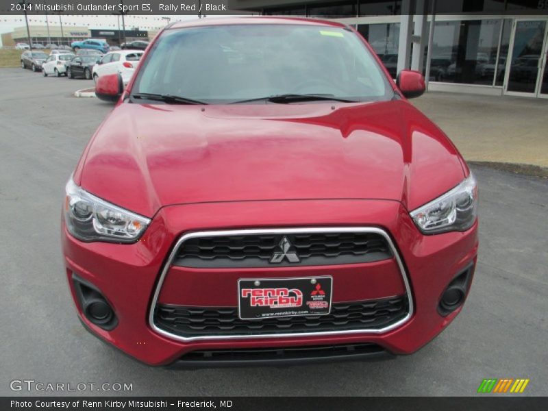 Rally Red / Black 2014 Mitsubishi Outlander Sport ES