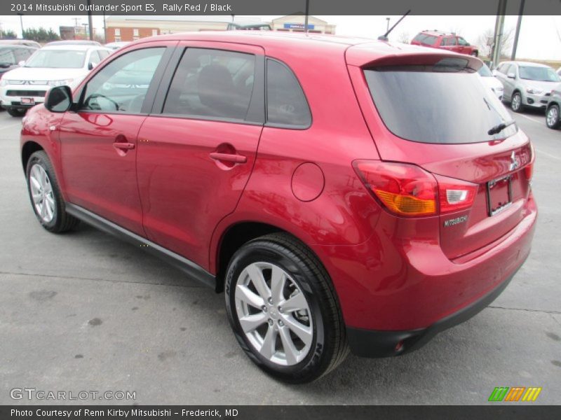 Rally Red / Black 2014 Mitsubishi Outlander Sport ES