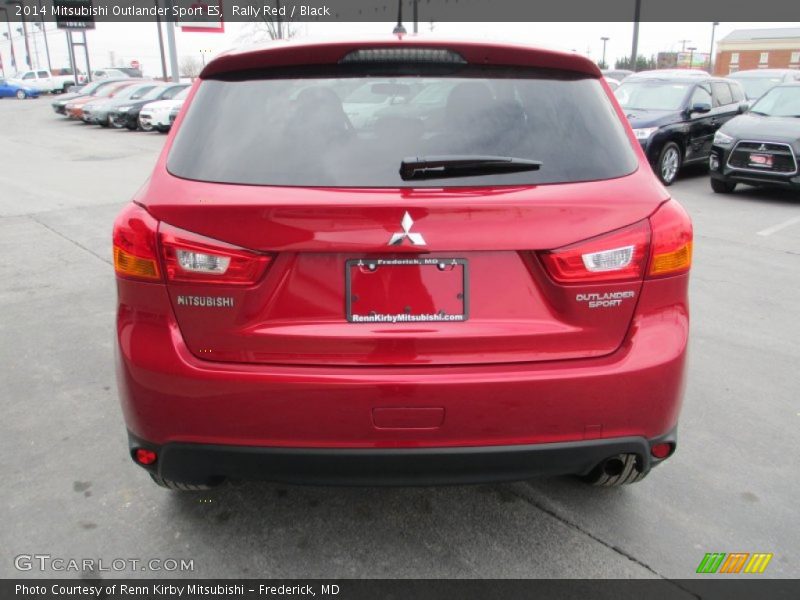 Rally Red / Black 2014 Mitsubishi Outlander Sport ES