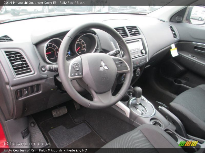 Rally Red / Black 2014 Mitsubishi Outlander Sport ES