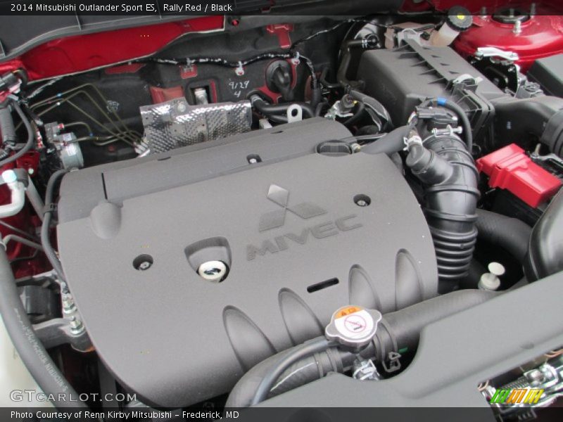 Rally Red / Black 2014 Mitsubishi Outlander Sport ES