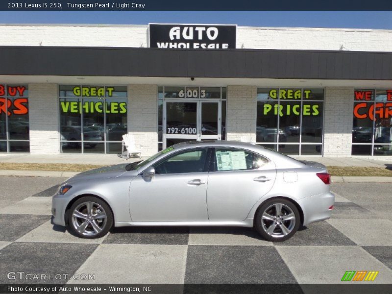 Tungsten Pearl / Light Gray 2013 Lexus IS 250