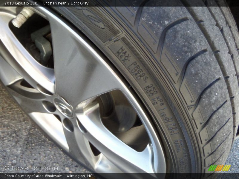 Tungsten Pearl / Light Gray 2013 Lexus IS 250