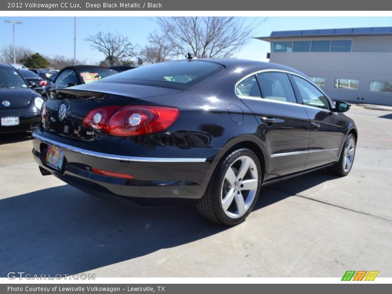 Deep Black Metallic / Black 2012 Volkswagen CC Lux