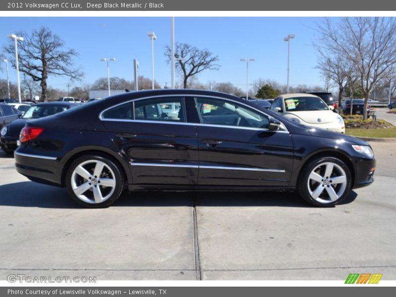 Deep Black Metallic / Black 2012 Volkswagen CC Lux