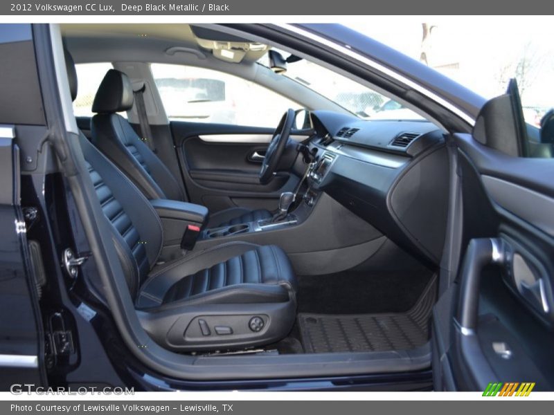 Deep Black Metallic / Black 2012 Volkswagen CC Lux