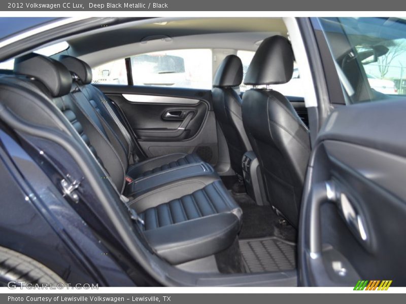 Deep Black Metallic / Black 2012 Volkswagen CC Lux