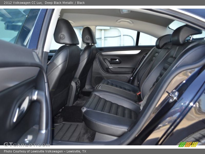 Deep Black Metallic / Black 2012 Volkswagen CC Lux