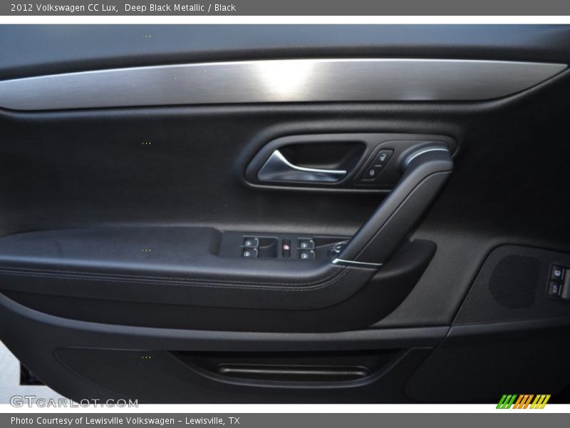 Deep Black Metallic / Black 2012 Volkswagen CC Lux