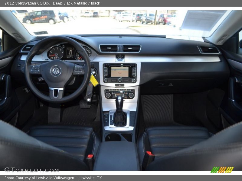 Deep Black Metallic / Black 2012 Volkswagen CC Lux