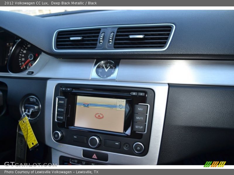 Deep Black Metallic / Black 2012 Volkswagen CC Lux