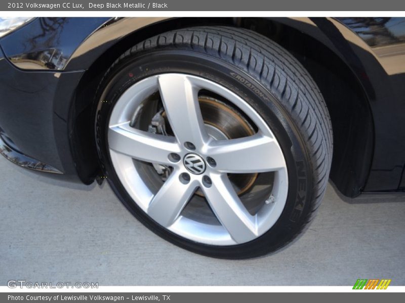 Deep Black Metallic / Black 2012 Volkswagen CC Lux