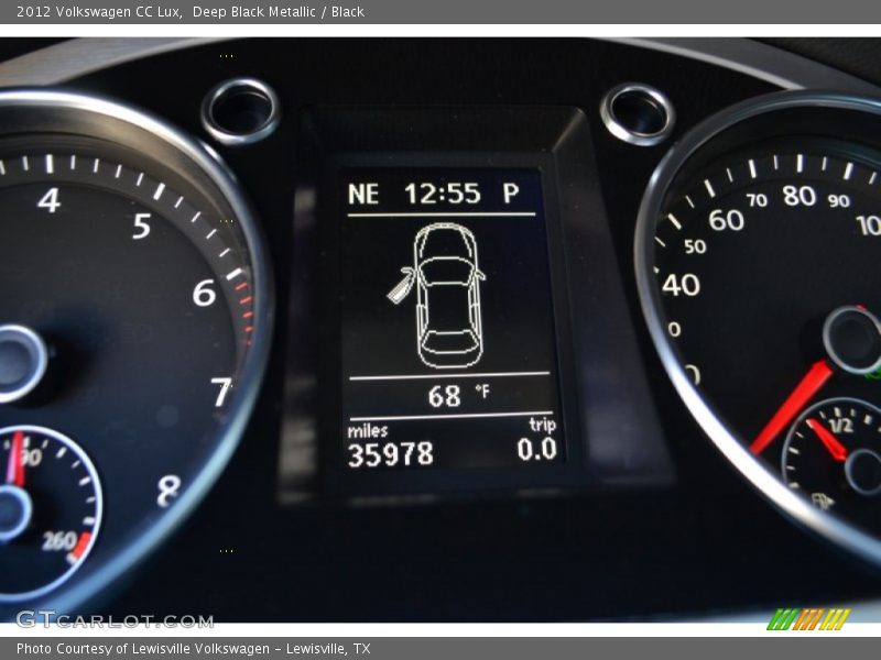 Deep Black Metallic / Black 2012 Volkswagen CC Lux